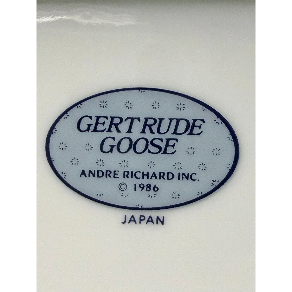 Vintage Gertrude Goose 1986 Soap Dish Japan Cottagecore Coastal Grandmillenial